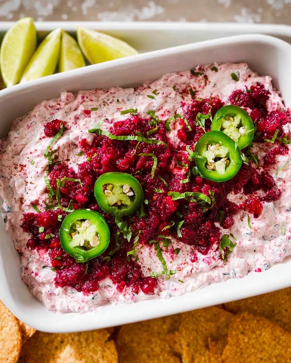 Creamy Cranberry Jalapeno Dip