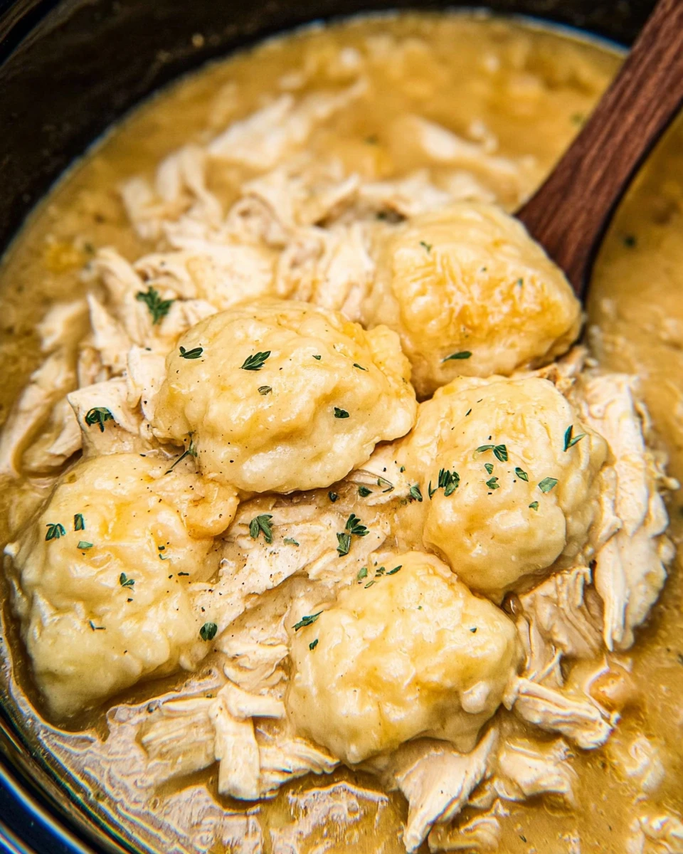 Crock Pot Chicken & Dumplings