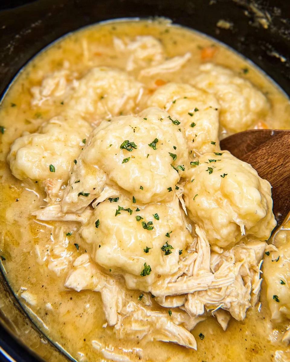 Crock Pot Chicken & Dumplings