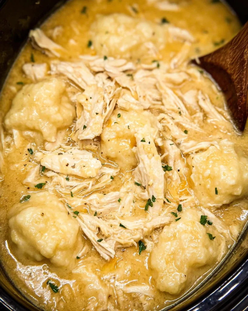 Crock Pot Chicken & Dumplings