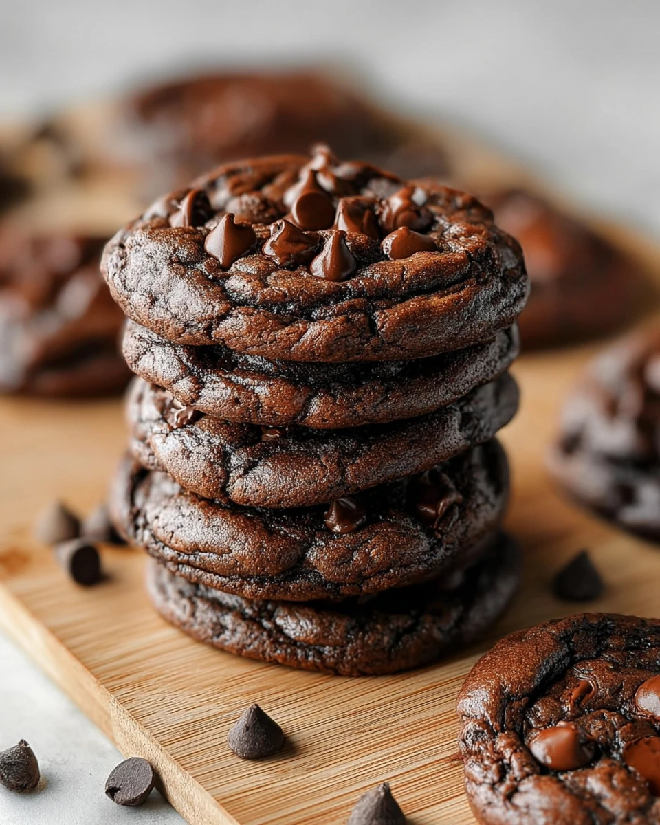 Double Chocolate Chip Cookies