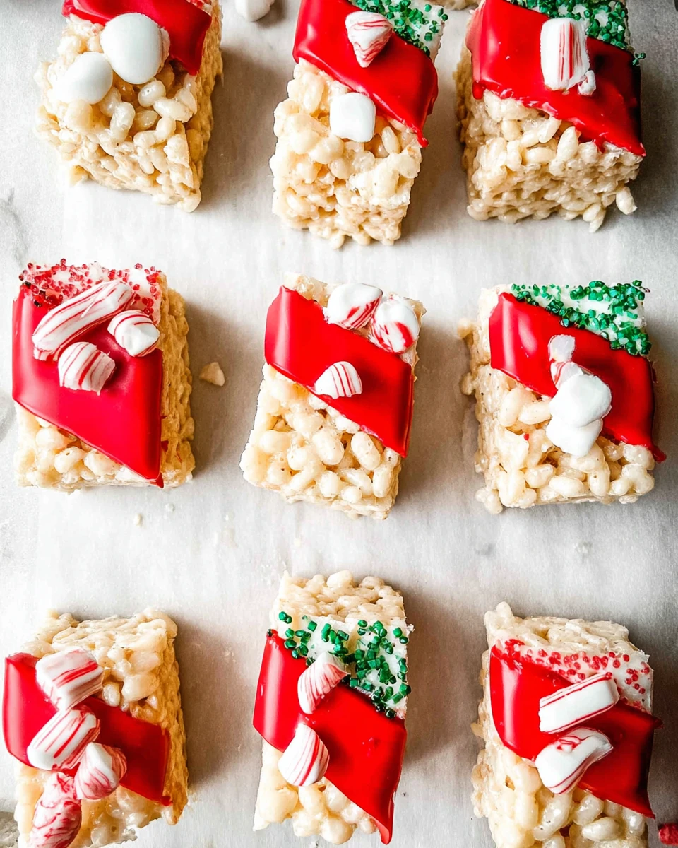 Easy Christmas Rice Krispies Treats