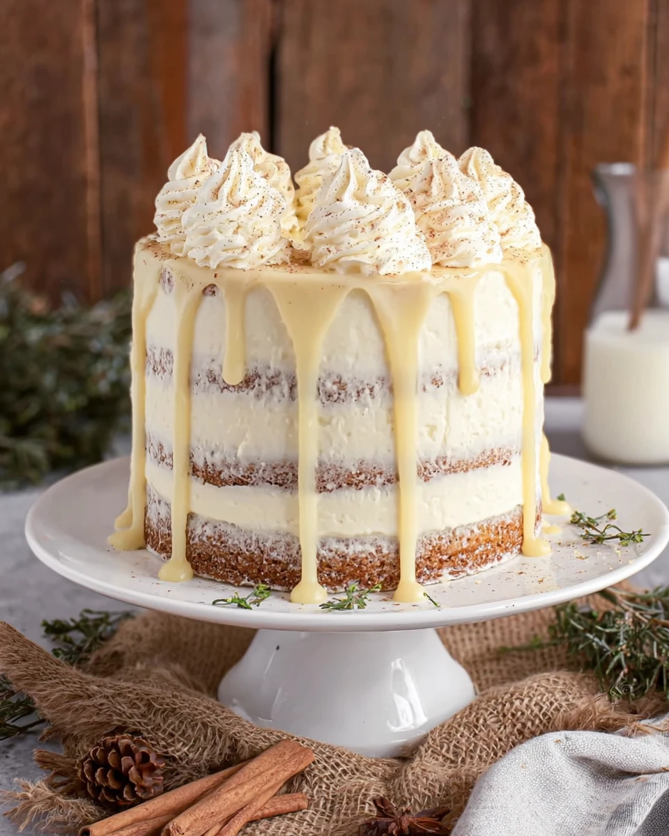 Eggnog Cake