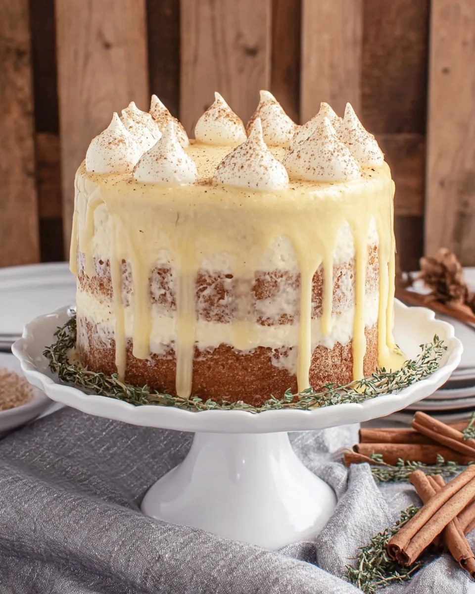 Eggnog Cake