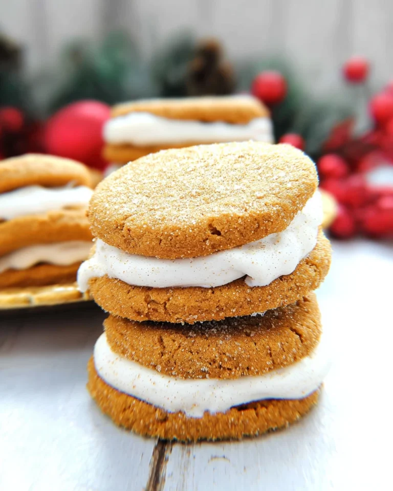 Festive Gingerbread Eggnog Cookies