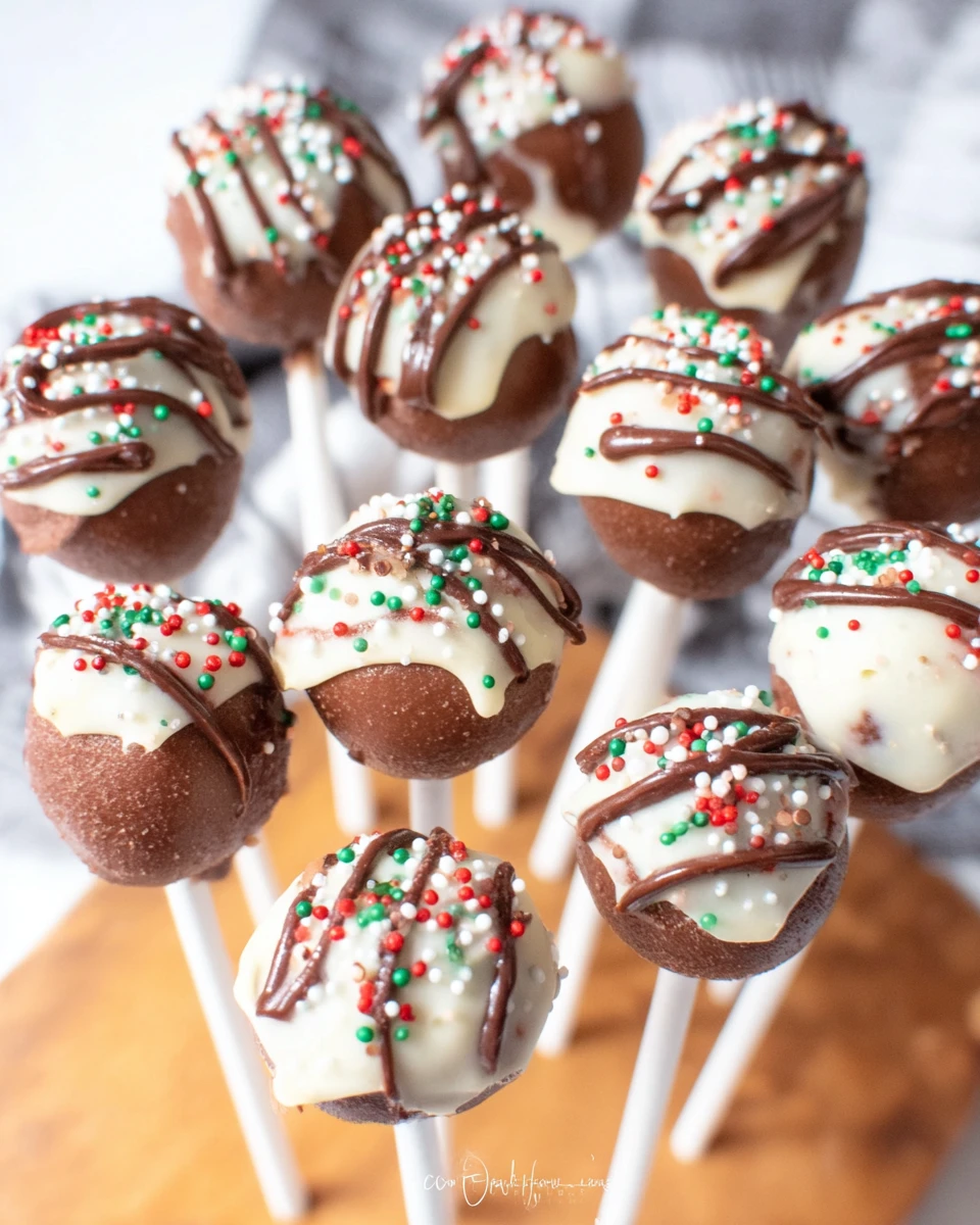 Festive Nutella Cake Pops