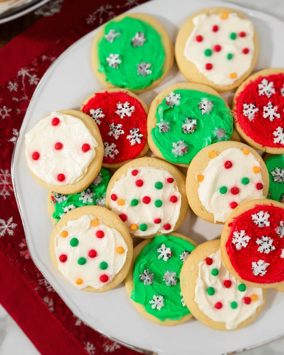 Frosted Christmas Cookies