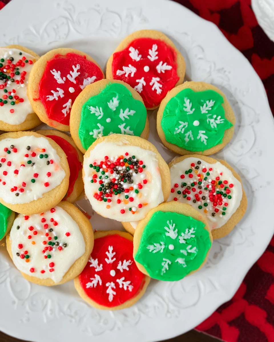 Frosted Christmas Cookies