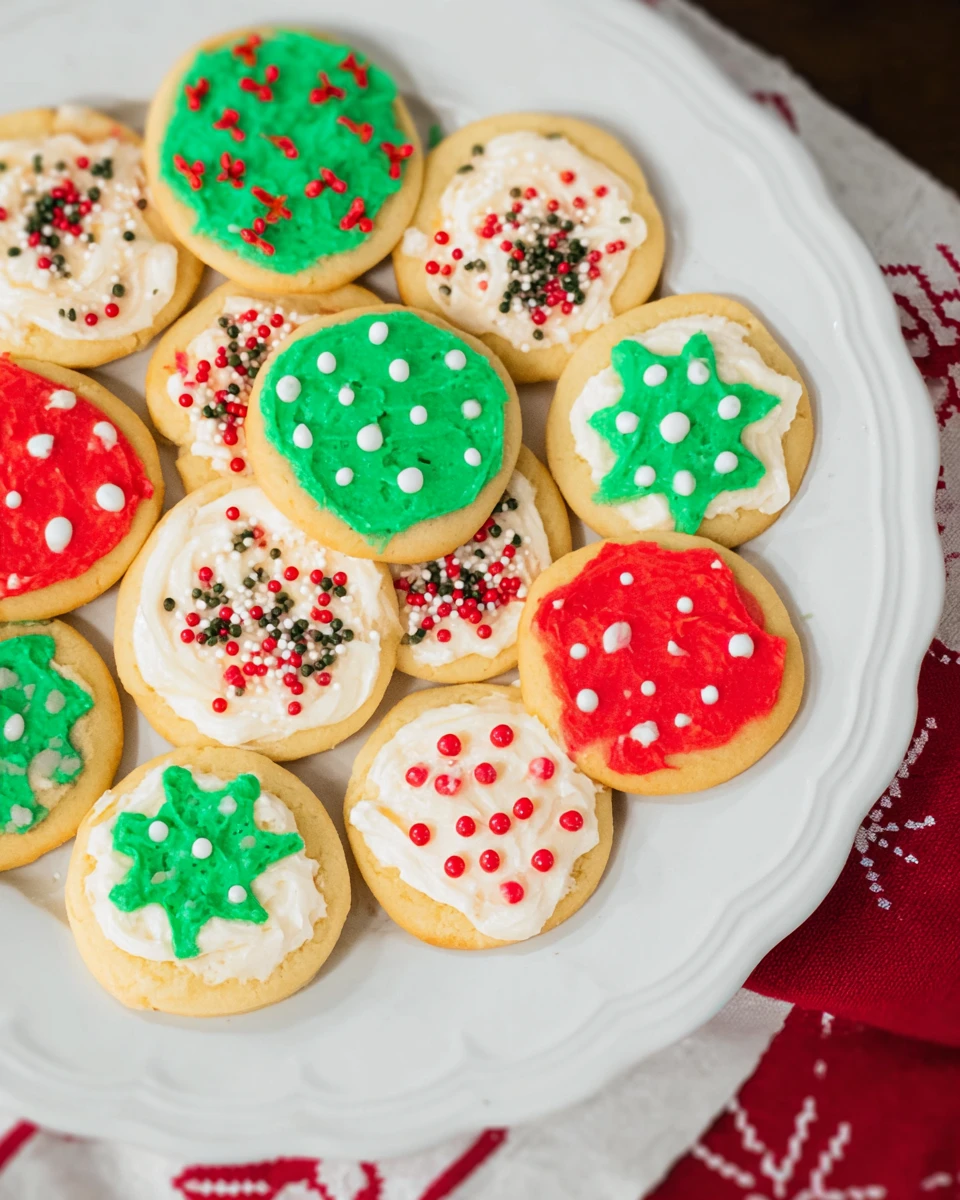 Frosted Christmas Cookies