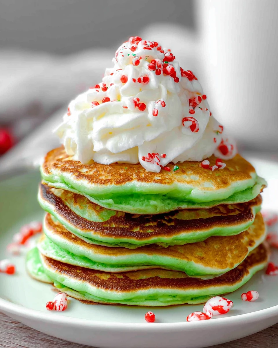 Grinch Pancakes