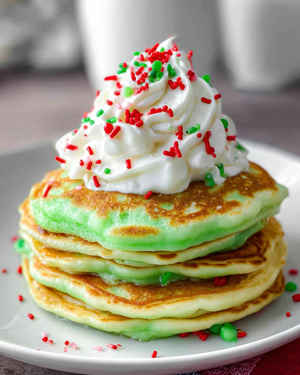 Grinch Pancakes