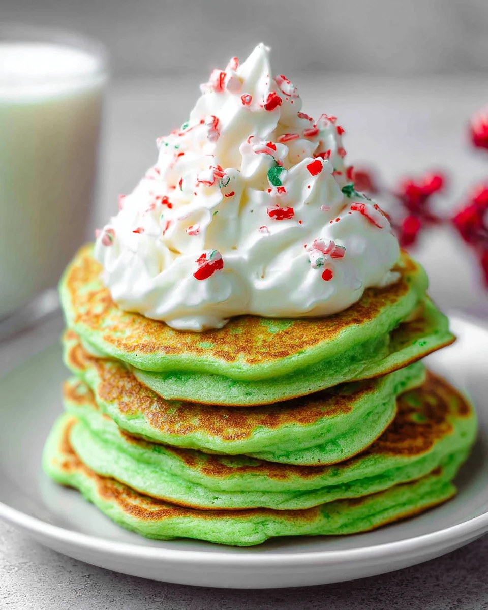 Grinch Pancakes