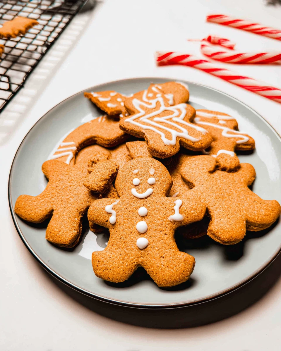 Healthy Gingerbread Cookies