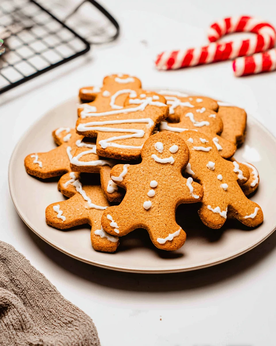 Healthy Gingerbread Cookies