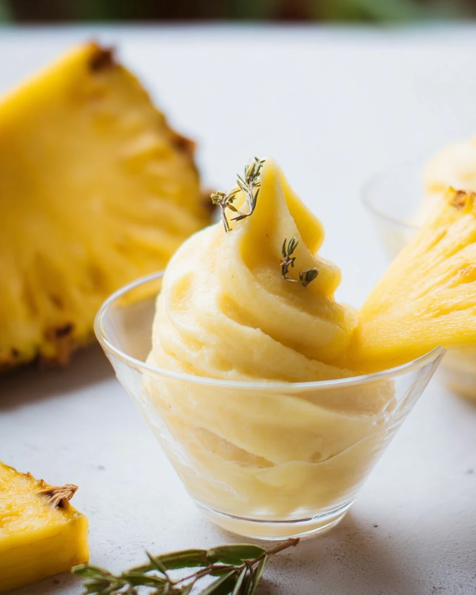 Healthy Pineapple Whip