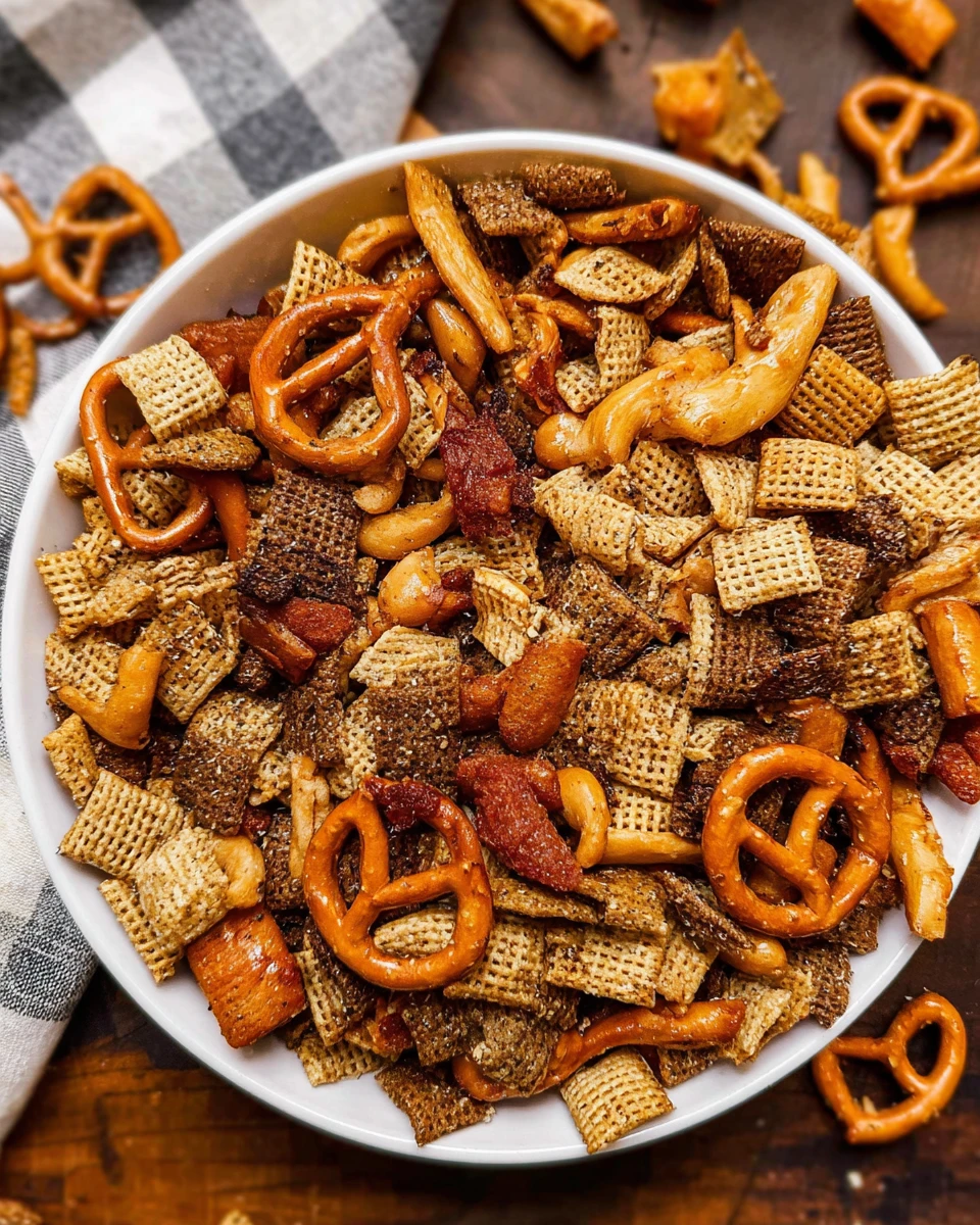 Homemade Everything Bagel Chex Mix
