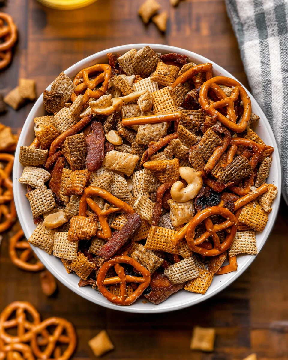 Homemade Everything Bagel Chex Mix