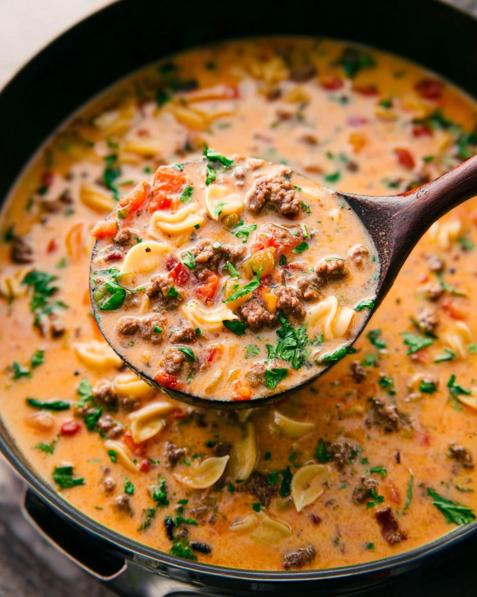 Italian Sausage Pasta Soup