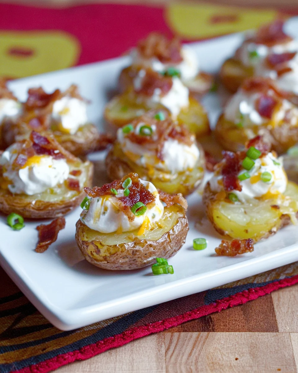 Loaded Smashed Potato Bites