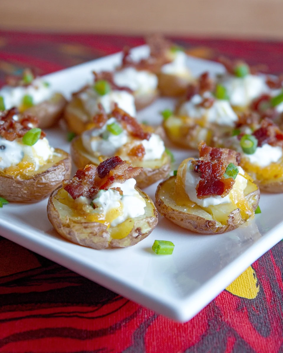 Loaded Smashed Potato Bites