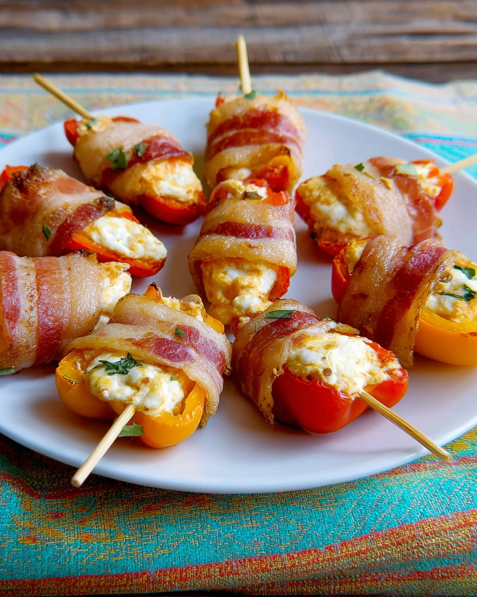 Mini Sweet Pepper Poppers