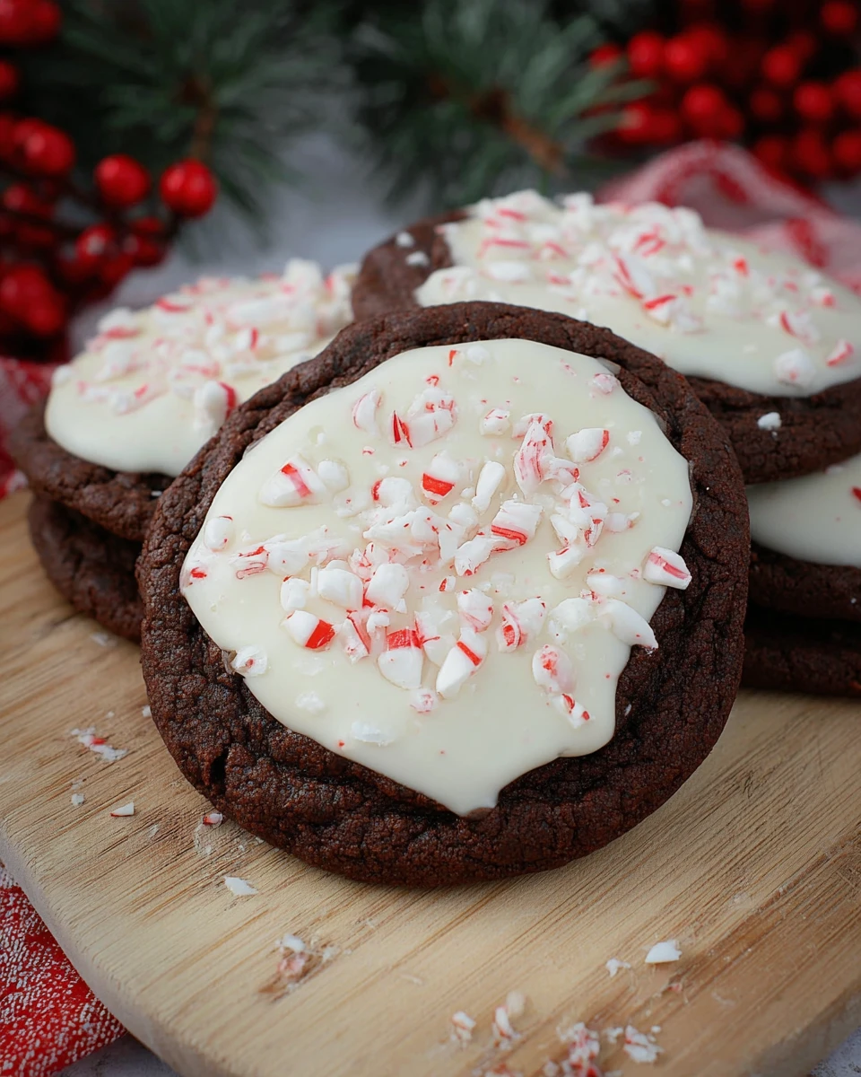 Peppermint Bark Cookies