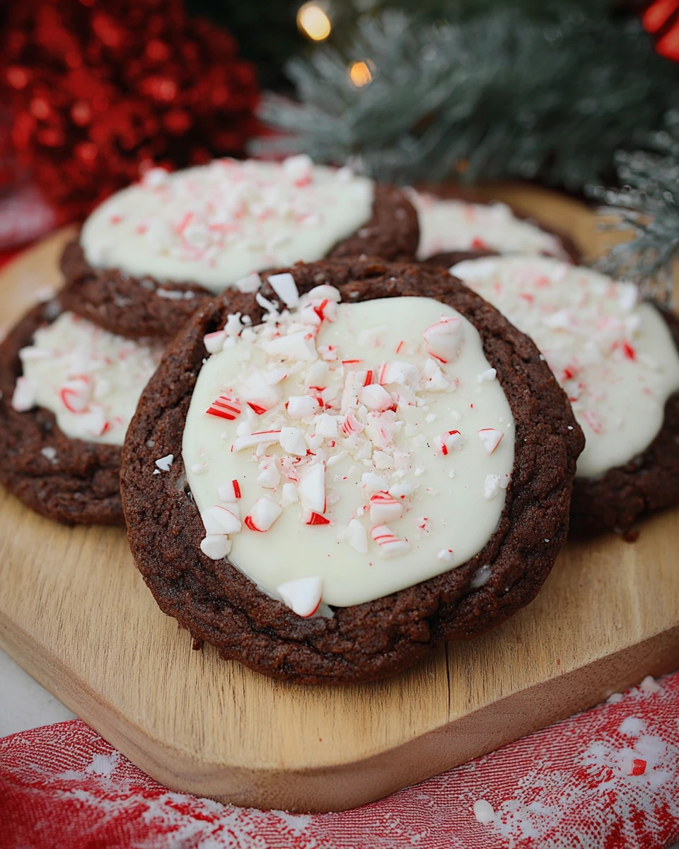 Peppermint Bark Cookies