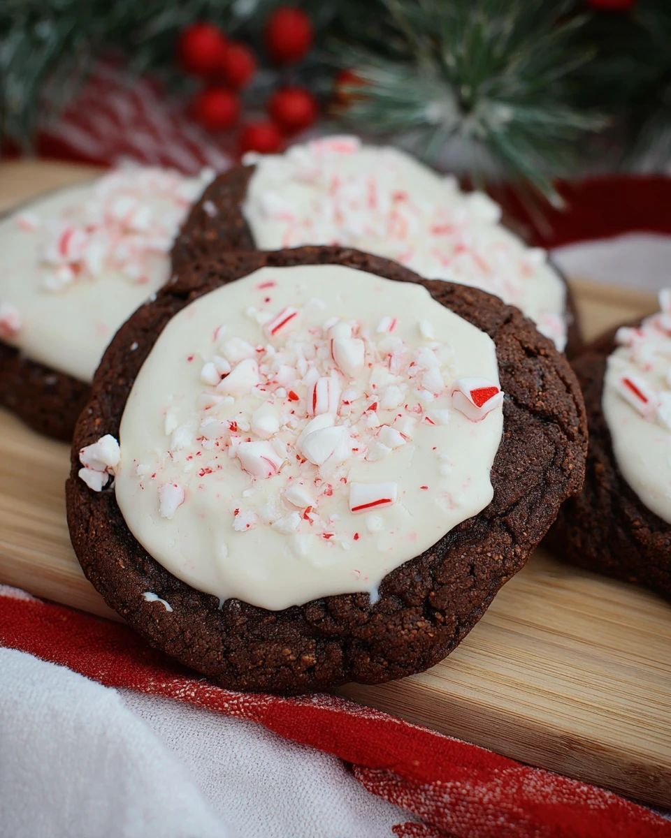 Peppermint Bark Cookies