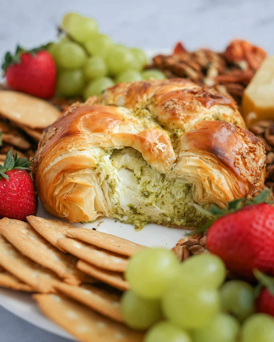 Pesto and Parmesan Puff Pastry