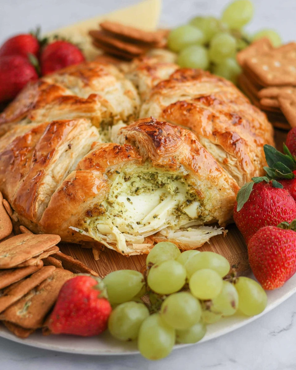 Pesto and Parmesan Puff Pastry