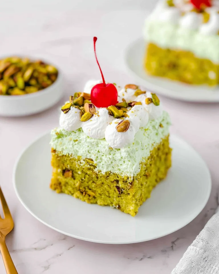 Pistachio Pudding Cake