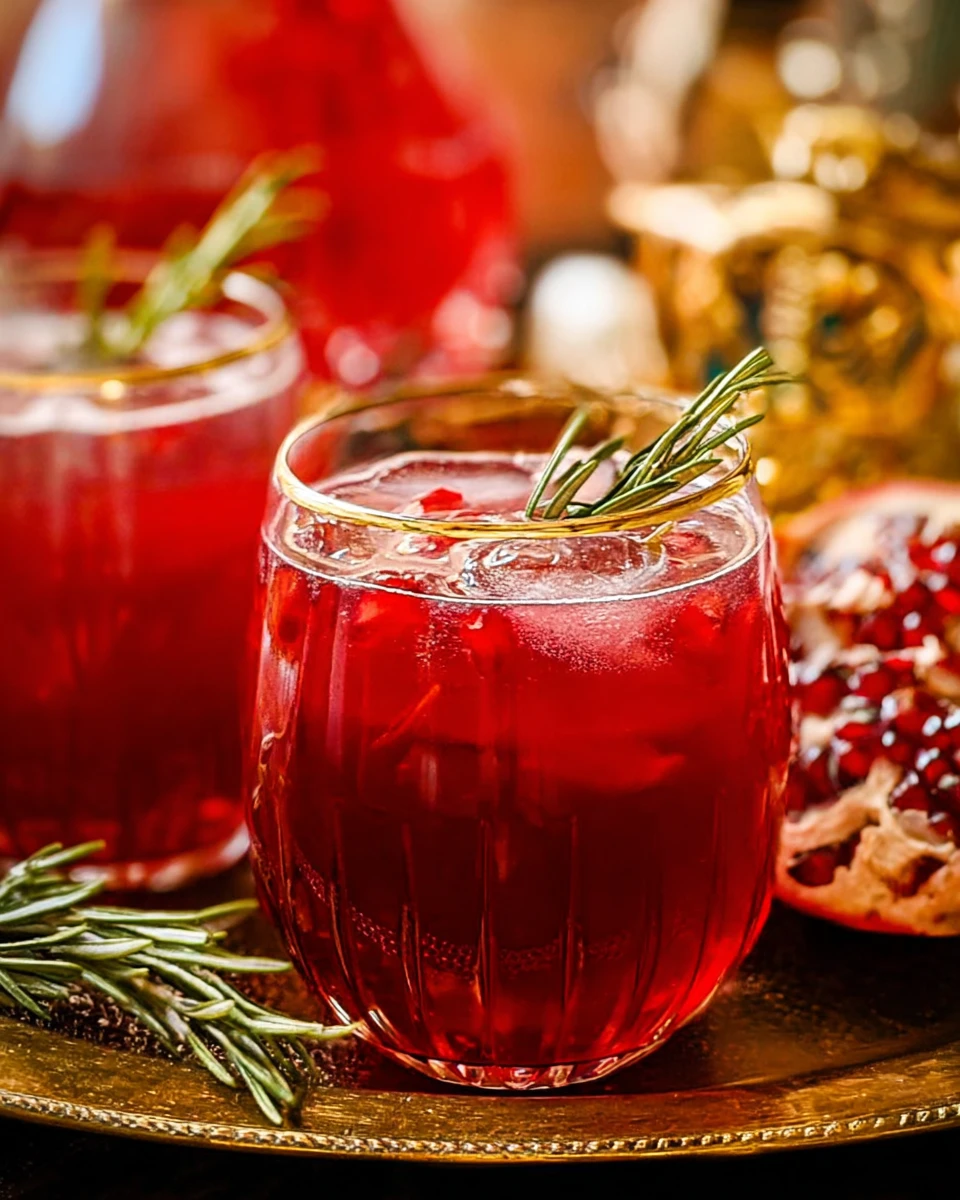 Pomegranate Margarita Christmas Punch