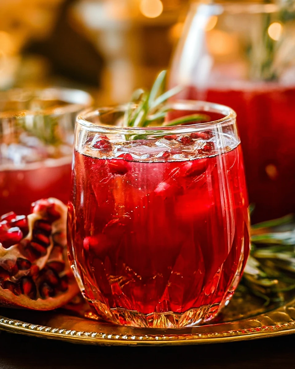 Pomegranate Margarita Christmas Punch