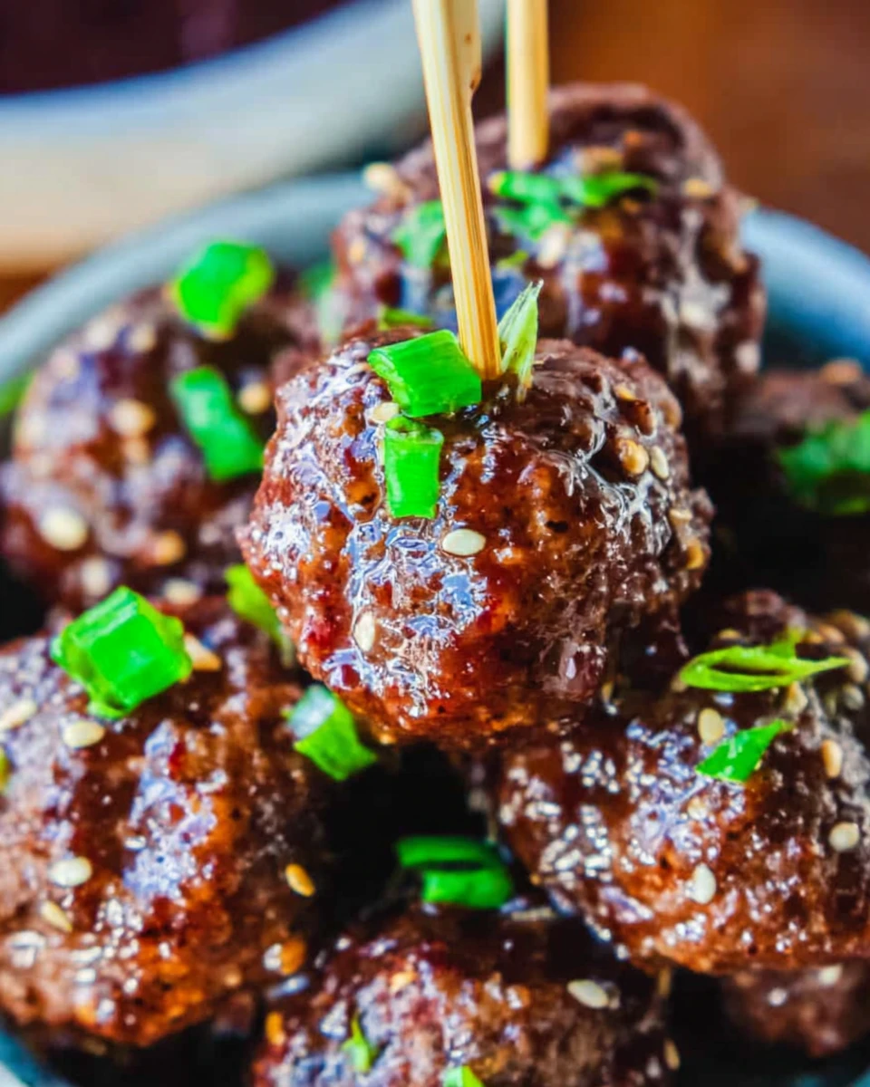Raspberry Balsamic Meatballs