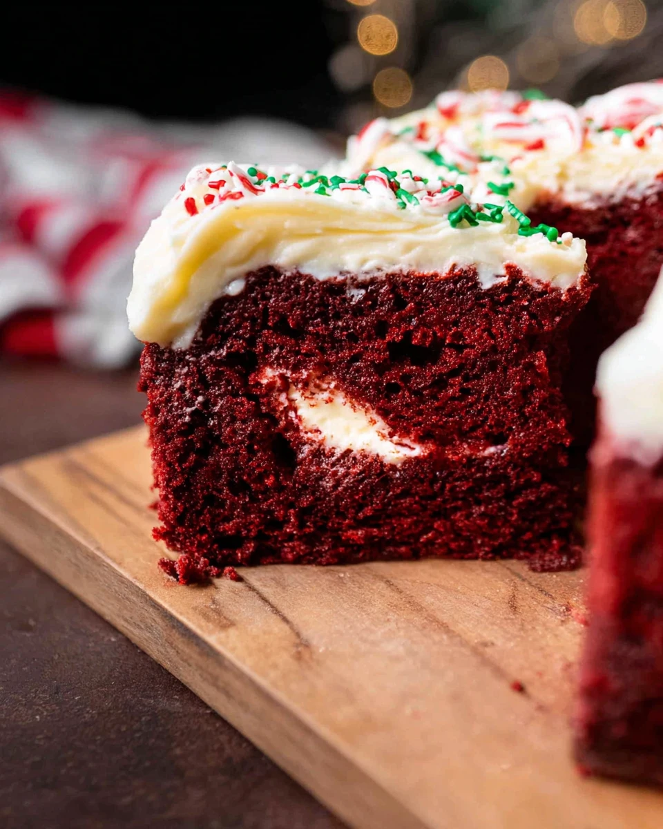 Red Velvet Christmas Cake