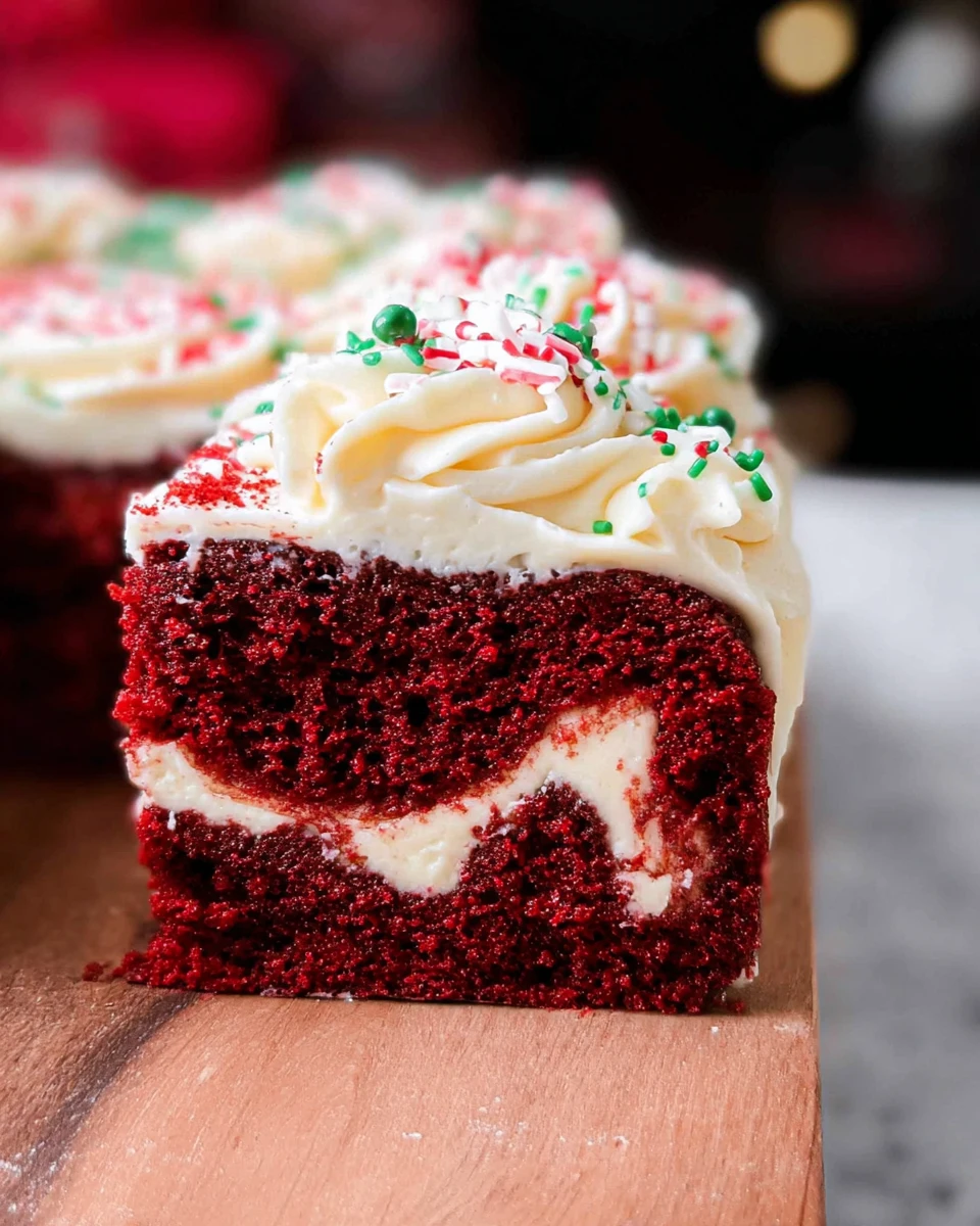 Red Velvet Christmas Cake