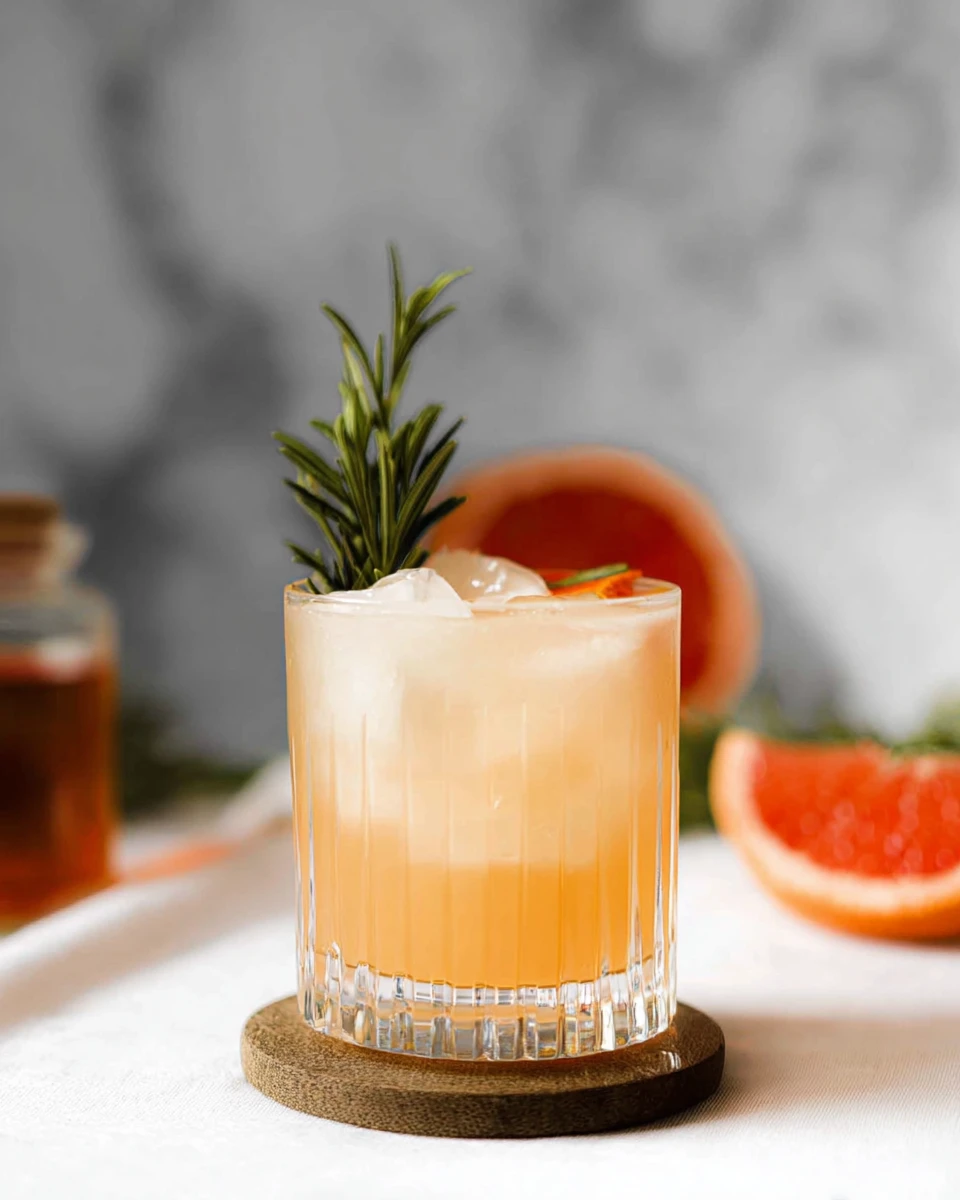 Rosemary Greyhound Cocktail