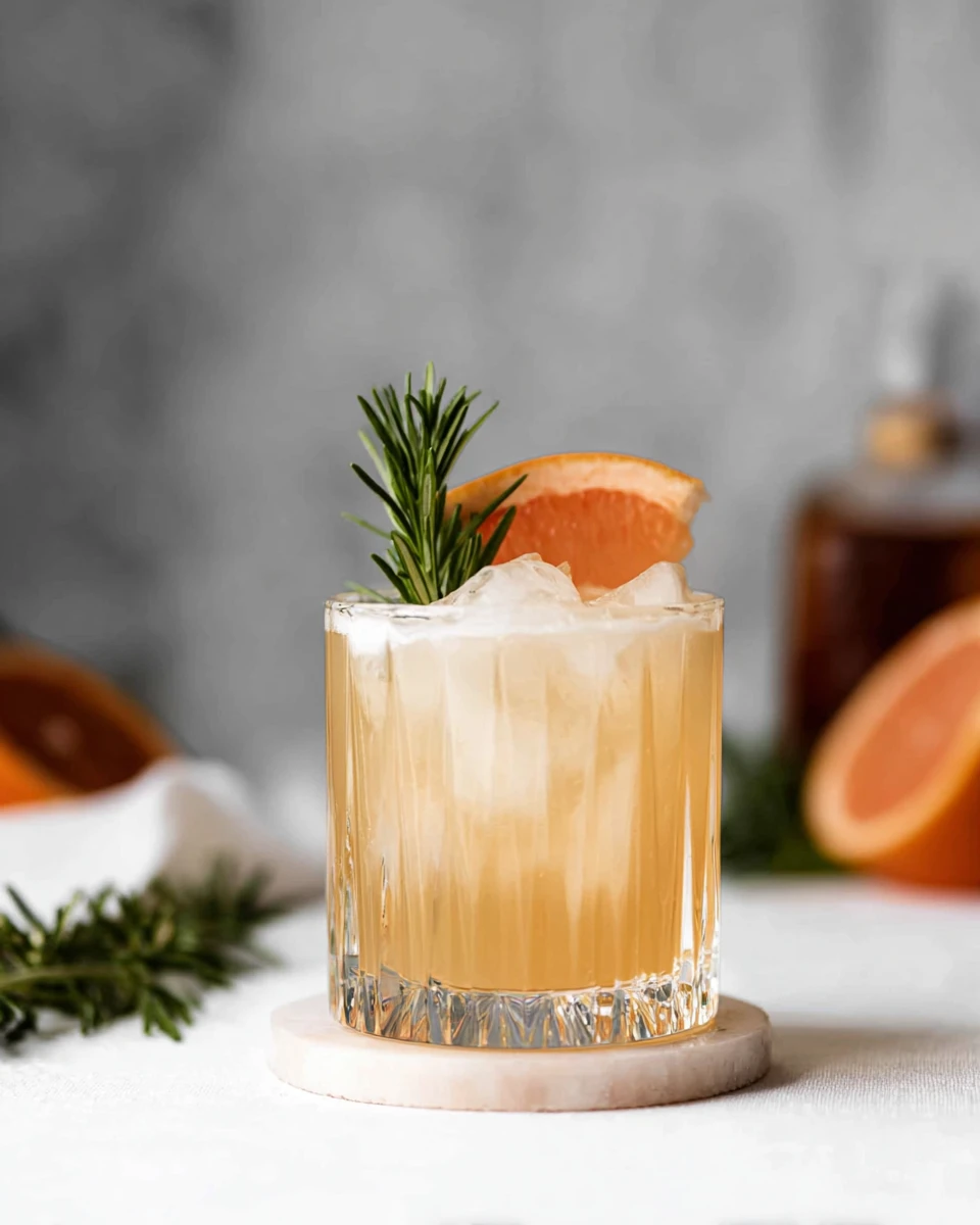 Rosemary Greyhound Cocktail