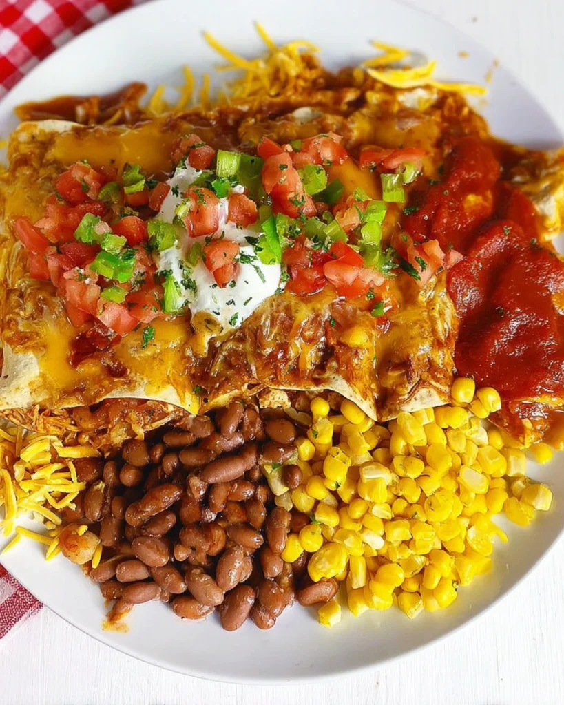 Sheet Pan Enchilada Dinner
