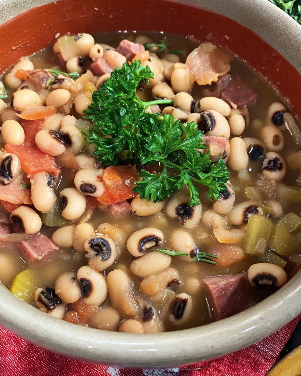 Slow Cooker Black Eyed Peas