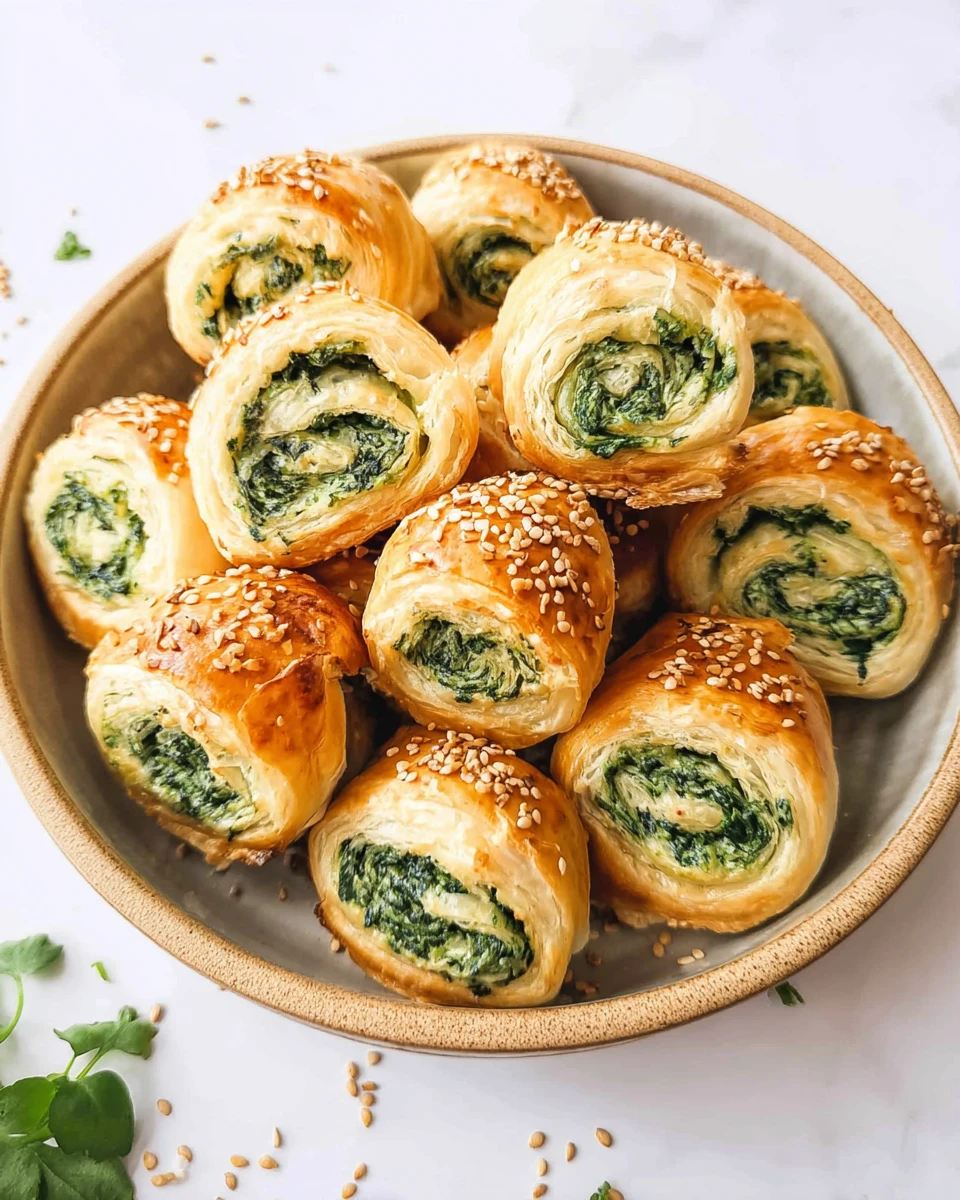 Spinach Puff Pastry Appetizer