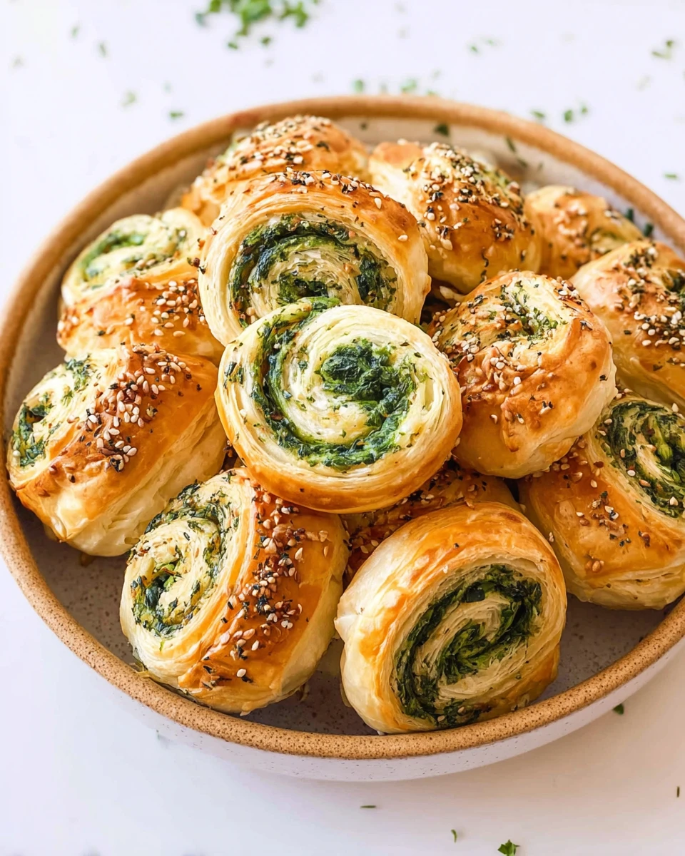 Spinach Puff Pastry Appetizer
