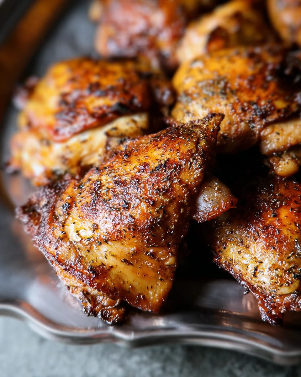 Traeger Smoked Chicken Thighs