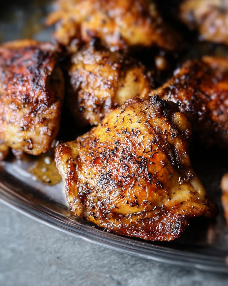 Traeger Smoked Chicken Thighs