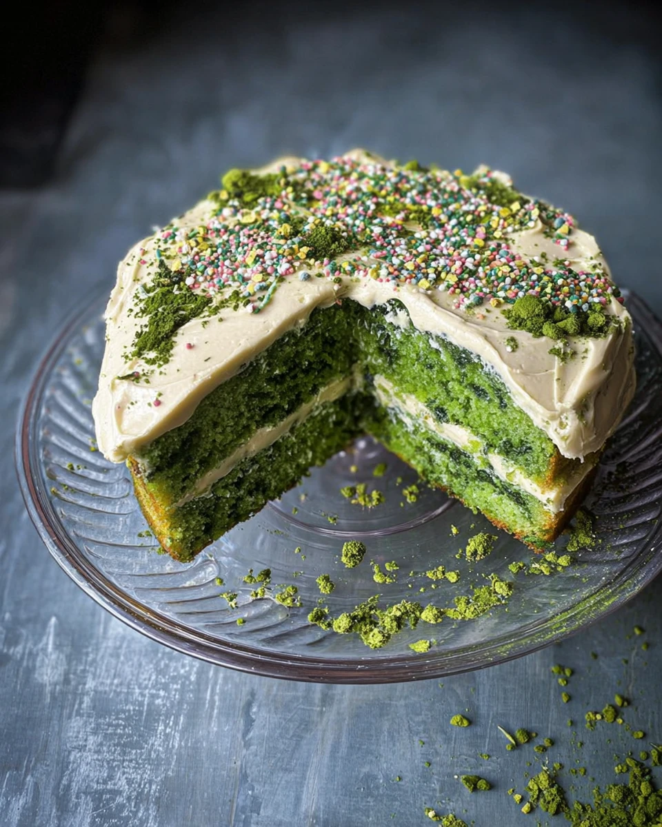 Vanilla Spinach Cake