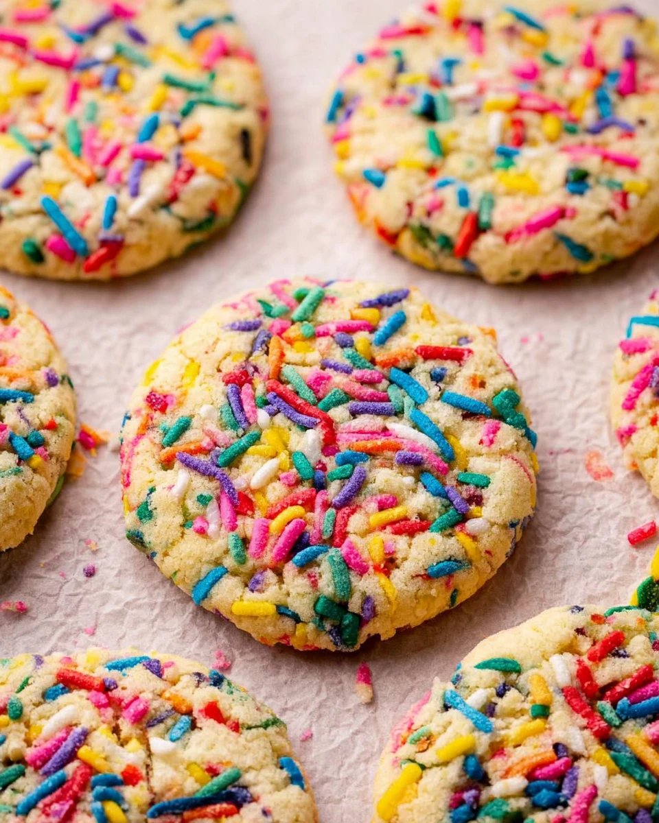 Vegan Funfetti Cookies