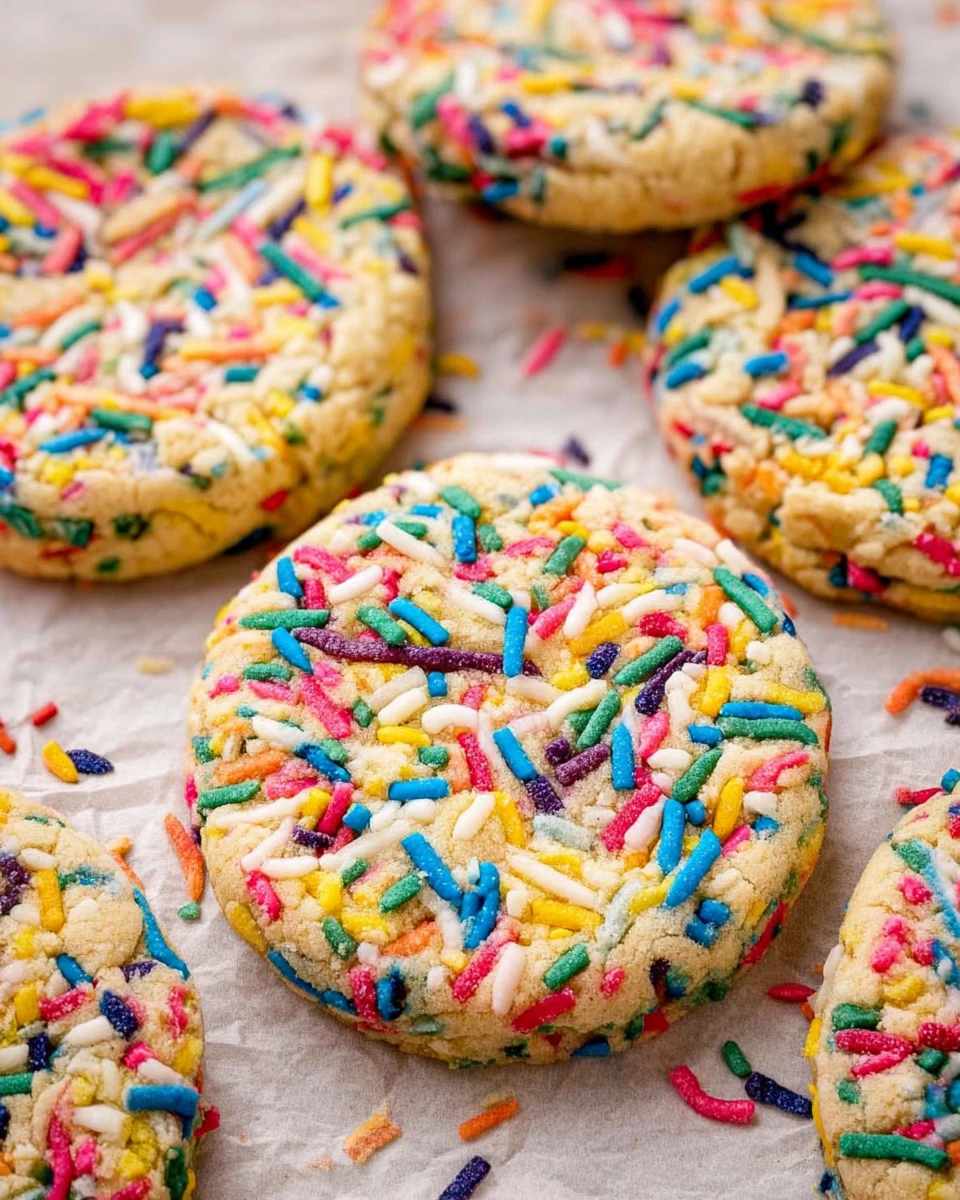 Vegan Funfetti Cookies