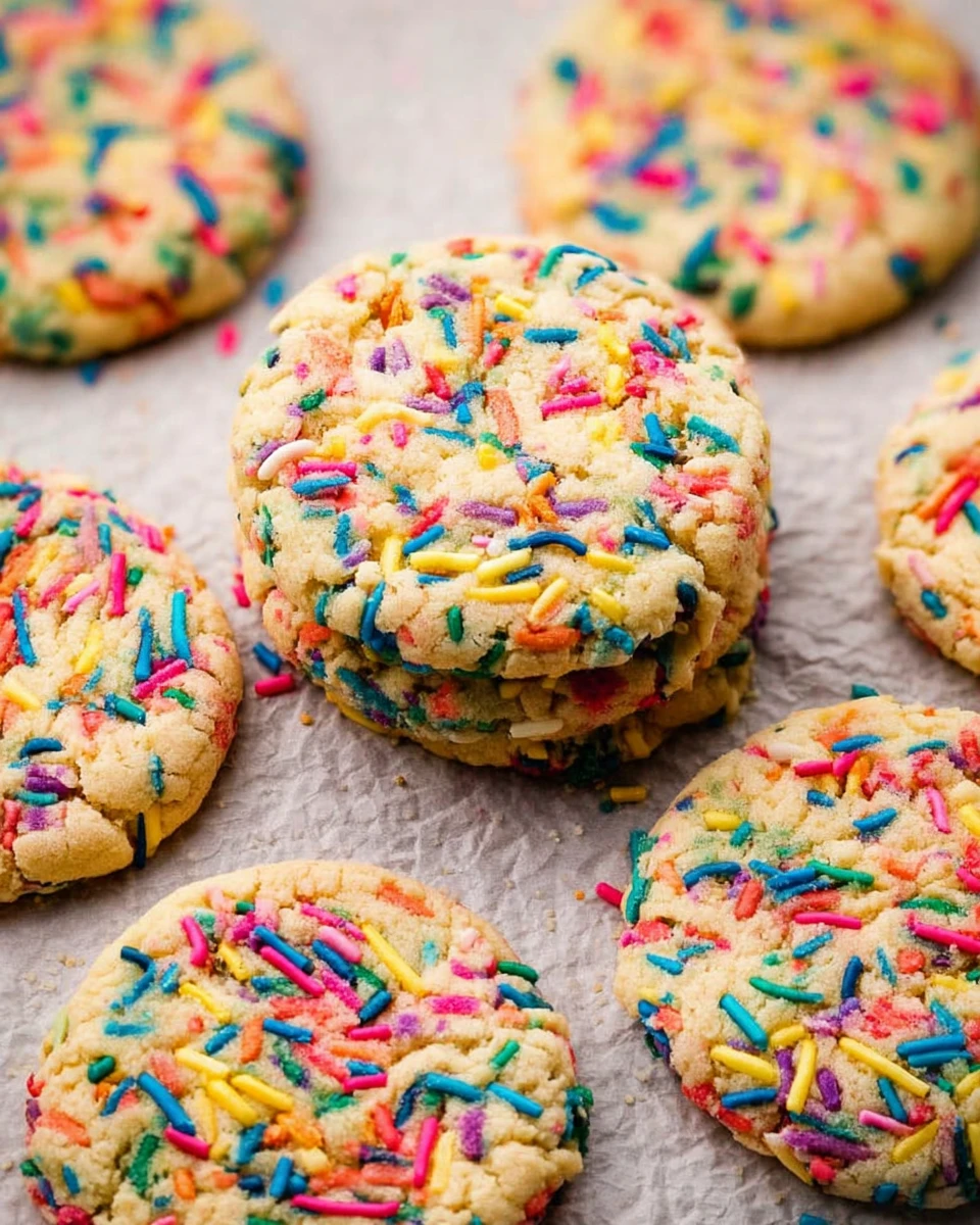 Vegan Funfetti Cookies
