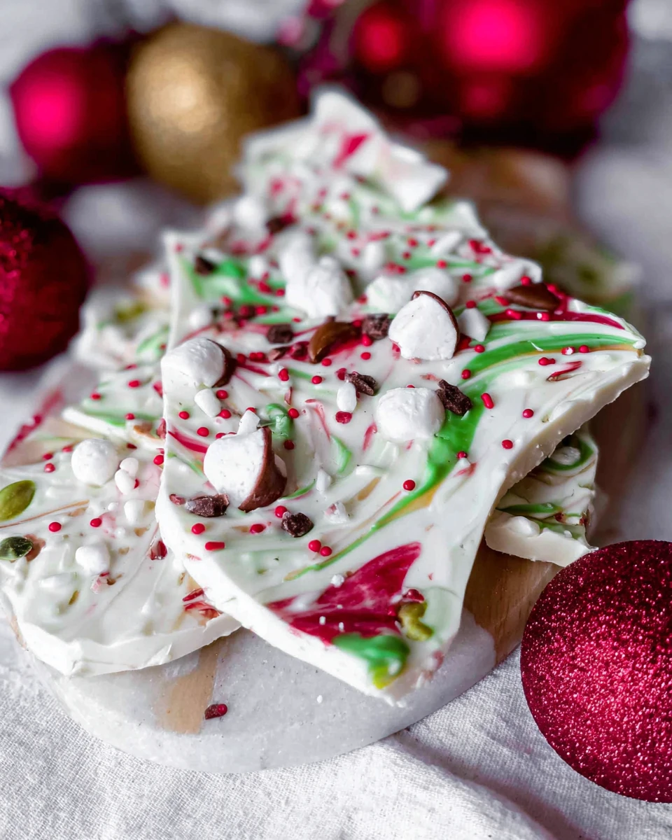 White Chocolate Christmas Bark