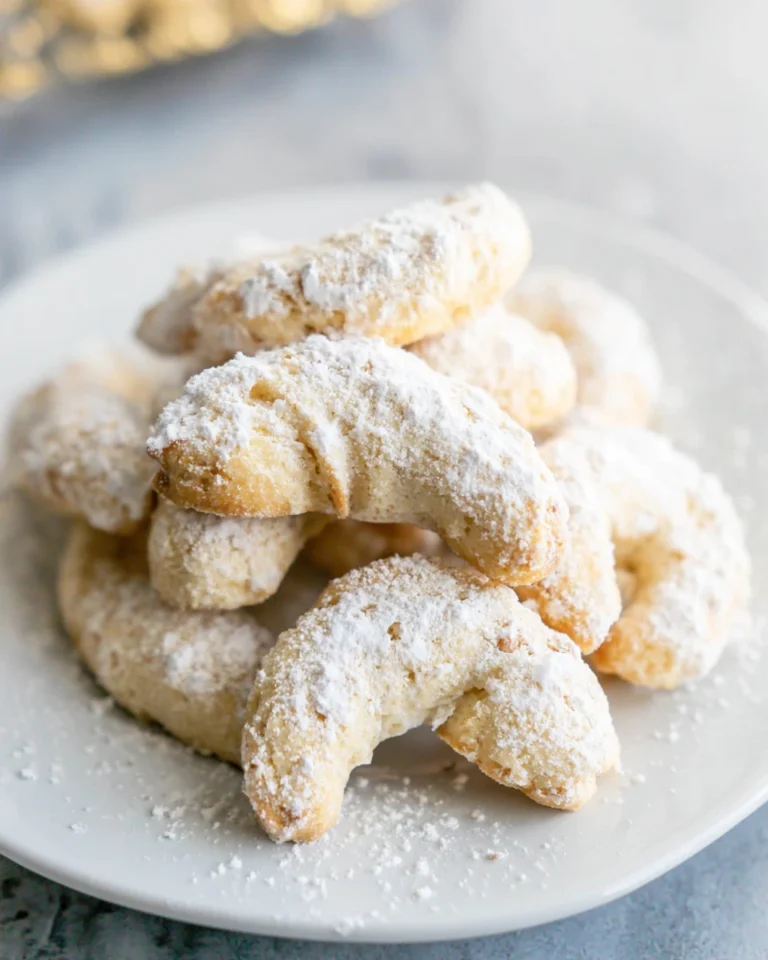 Almond Crescent Cookies
